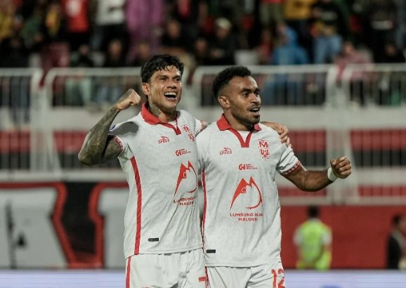 Malut United Pesta Gol